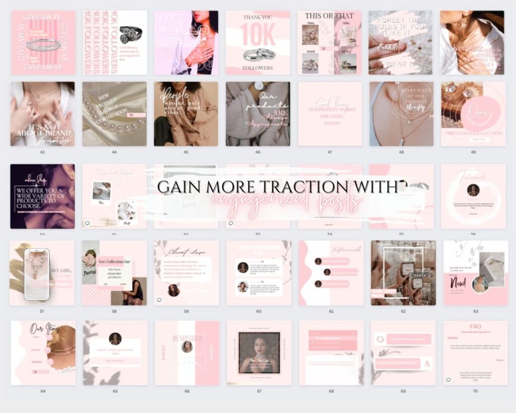 Beauty salon Social Media 