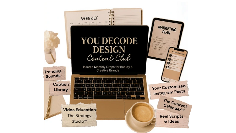 Hero mockup of Creator HQ materials